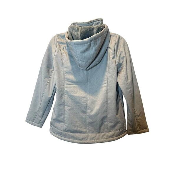 ZeroXposur Winter Coat Womens Grey Jacket Hooded Size Small Softshell Supreme - Picture 5 of 11